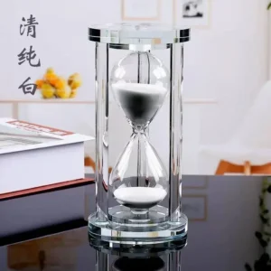 Ampulheta de Areia Moderna para Decoração e Uso na Cozinha - 15 a 60 Minutos