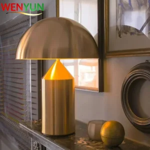 Abajur de Mesa Moderno em Formato de Cogumelo - Decoração Nórdica