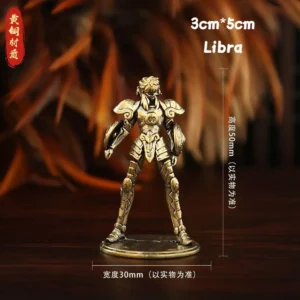 Conjunto de Mini Figuras de Anime Golden Gold Saints - Estátuas Decorativas - Libra