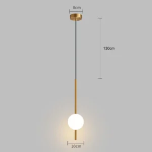 Luminária Pendente Nórdica para Quarto e Cozinha - Iluminação Moderna