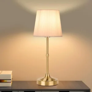 Lâmpada de Mesa LED Recarregável com Sensor de Toque - Abajur Moderno