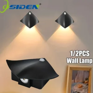 Luminária de Parede LED com Sensor de Movimento - Luz Noturna Decorativa