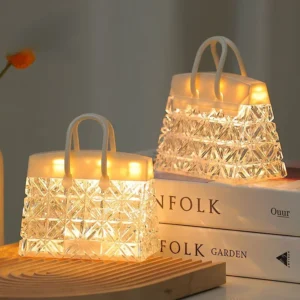 Luminária Decorativa de Mesa com Projeção - Luz Noturna para Presentear