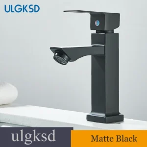 Torneira Cromada para Pia de Banheiro com Válvula Única de Cerâmica