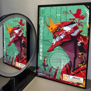 Pôster Anime Neon Genesis Evangelion para Decoração de Parede - Modelo 7, Sem Moldura 13x18cm