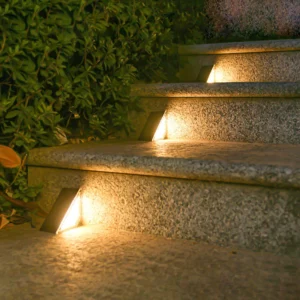 Conjunto de 8 Luzes Solares LED para Escadas e Jardins - IP67