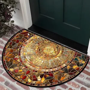 Tapete Antiderrapante Floral para Entrada - Vikama - Cor SJR16-10, 60X90CM (2X5,3FT)