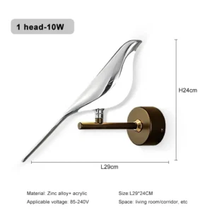 Lâmpada de Parede Dourada em Estilo Nórdico para Sala e Quarto