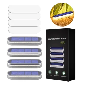 Luzes de Caminho Solares LED à Prova d'Água IP68 - Branco Quente - 0-5W