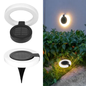 Luzes Solares LED para Jardim - Decoração Externa à Prova d'Água