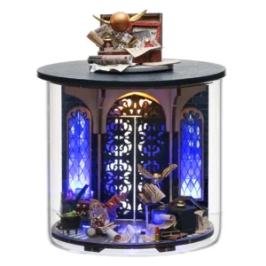 Kit de Mini Casa de Boneca DIY com Móveis - Decoração Criativa - Modelo 11