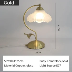 Luminária de Mesa Moderna em Vidro Fosco para Decoração