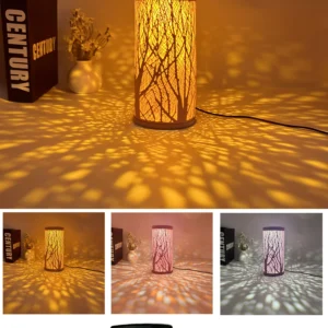 Luminária de Mesa Vintage em Ferro com Design USB para Cafés e Decoração - Luz Tricolor