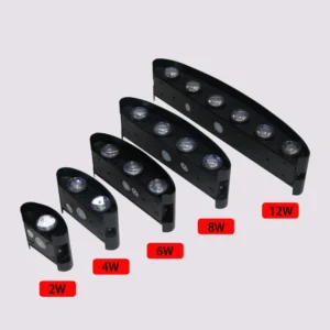 Luminária de Parede à Prova d'Água Moderna em Alumínio - 8W, Branco Frio