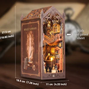 Kit de Montagem de Miniatura de Casa de Bonecas com Luz LED - TSZH227