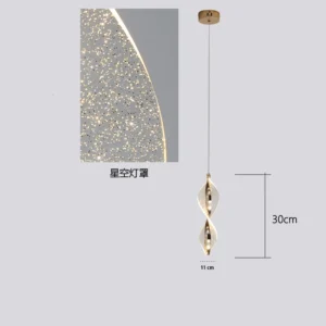 Luminária Pendente Nórdica de LED para Sala e Quarto - Decoração Moderna