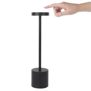 Candeeiro de Mesa LED Portátil Recarregável com 3 Cores - Decoração Moderna