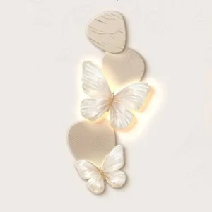 Arandela Decorativa Borboleta Moderna para Iluminação Interna - H140XW60