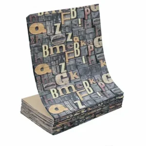 Papel de Parede Autoadesivo 3D Tijolo para Decoração de Ambientes - Letra