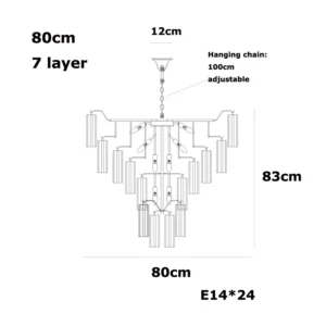 Lustre de Vidro Rosa E14 para Sala e Jantar - Design Moderno