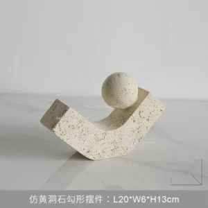Estatuetas Minimalistas Modernas para Decoração de Escritório e Casa - Estilo 5