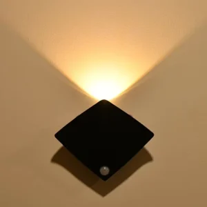 Luminária de Parede LED com Sensor de Movimento - Luz Noturna Decorativa