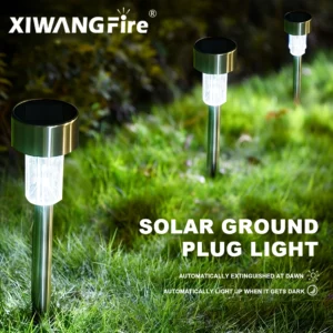 Luz Solar para Jardim - Lâmpada LED Externa à Prova d'Água