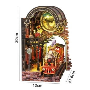 Kit de Montagem de Estante de Madeira para Casa de Bonecas - Brinquedo Educativo - XSL-03-A Sem Capa