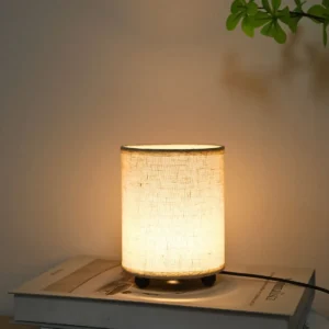 Luminária de Mesa Minimalista USB - Luz Quente Decorativa para Quarto