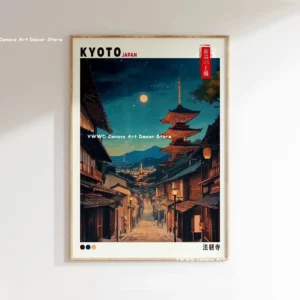 Impressão em Tela Onda de Hokusai - Arte Japonesa Moderna para Decoração