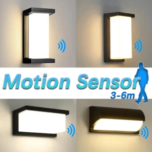 Lâmpada de Parede LED Externa com Sensor de Movimento - 16W/30W