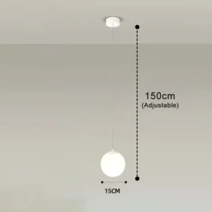 Luminária Pendente Moderna com LED para Sala e Quarto - 220V
