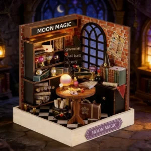 Casa de Bonecas Miniatura 3D DIY com Móveis - Brinquedo Criativo