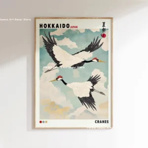 Impressão em Tela Onda de Hokusai - Arte Japonesa Moderna para Decoração