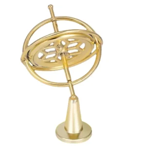 Brinquedo Anti-Gravidade Giroscópio de Metal para Alívio do Estresse - Dourado