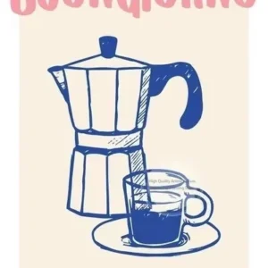 Pintura em Tela Retrô para Decoração Moderno - Arte de Parede