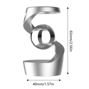 Escultura Cinética Desafiadora da Gravidade para Mesa - Alívio do Estresse - A