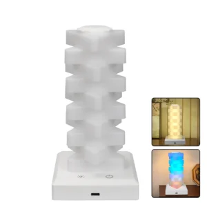 Luz Noturna LED RGB Recarregável com Controle de Toque - Abajur Decorativo - 1 UNIDADE