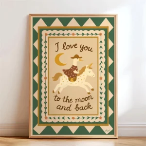 Pôster de Animais Divertidos para Quarto Infantil - Decoração Moderna