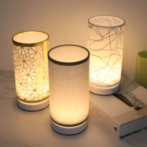 Candeeiro de Mesa Moderno e Minimalista com Luz LED USB