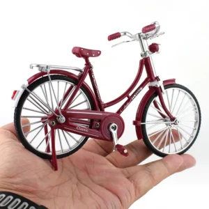 Mini Modelo de Bicicleta Diecast Metal para Colecionadores e Presentes