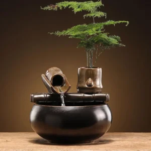 Fonte de Água Lótus Decorativa para Ambientes Internos - Modelo A, Outro