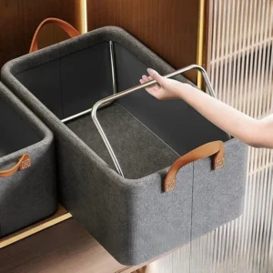 Organizador Dobrável de Aço para Guarda-Roupas - Praticidade e Estilo