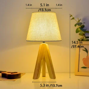 Luminária de Mesa LED Estilo Chinês com Plug USB - Luz Noturna Decorativa