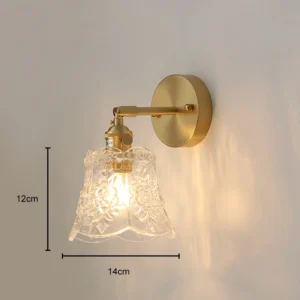Luminária Pendente Nórdica de Vidro para Decoração de Ambientes - wall light-A
