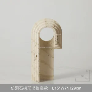 Estatuetas Minimalistas Modernas para Decoração de Escritório e Casa - Estilo 13