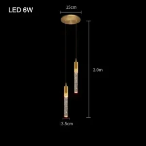 Luminária Pendente LED Nórdica para Sala, Cozinha e Quarto