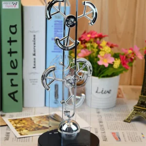 Máquina de Movimento Perpétuo Magnética - Brinquedo Educativo para Mesa - Semicirculo