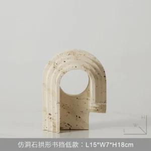 Estatuetas Minimalistas Modernas para Decoração de Escritório e Casa - Estilo 12