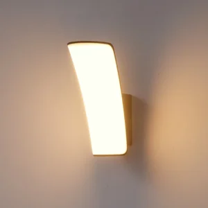 Luminária de Parede Moderna 12W à Prova d'Água para Varanda e Sacada - 12W, Branco Quente 3000K